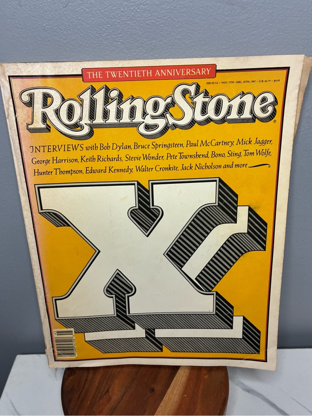 1987 Rolling Stone 20th Anniversary Issue #512 Dylan McCartney Harrison Jagger